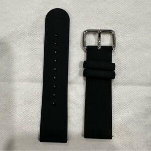 Shinola 22mm Black Silicon Strap